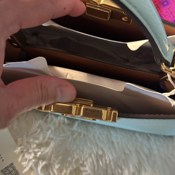 Used once TB Eleanor Pebbled Mini Satchel - Picture 6 of 7